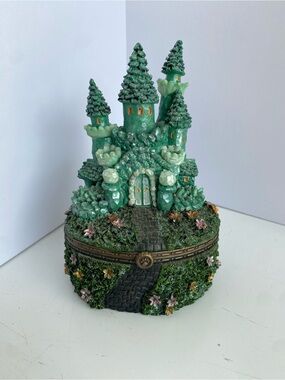 Boyds Bears Wizard of Oz Emerald City Miniature Trinket Box Limited Edition